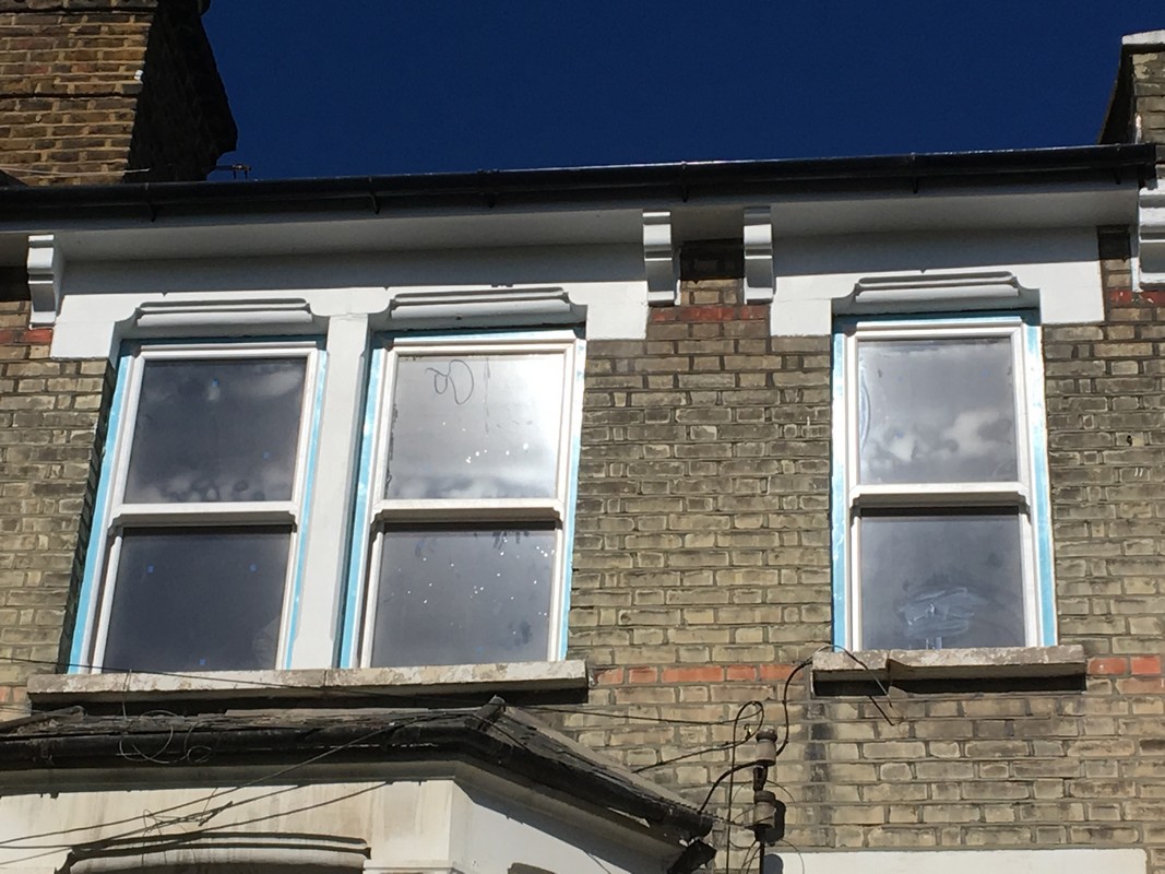 New uPVC sash windows fitted on Victorian terrace in Highbury